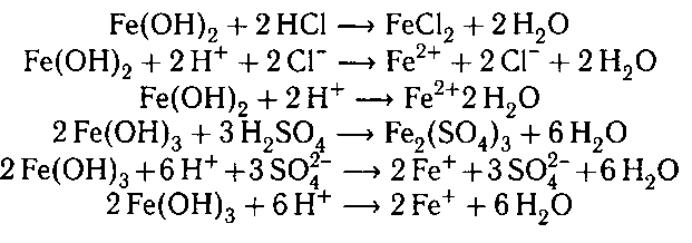 Как из хлорида железа 3 получить гидроксид железа 3 уравнение