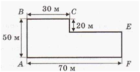 Найдите площадь участка изображенного на рисунке