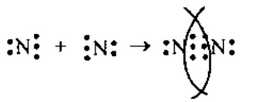 Схема химической связи n2