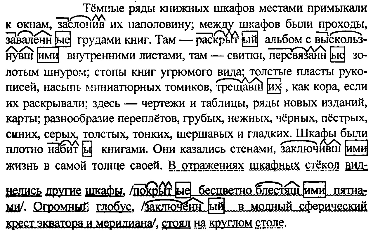 Спишите текст, выделяя причастные и деепричастные обороты. ГДЗ, Упр. 545,  Русский язык, 6 класс, Разумовская М.М. – Рамблер/класс